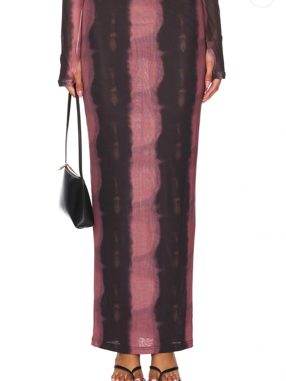 BY.DYLN Maddox Mesh Maxi Skirt Print XS NWT Matching Set